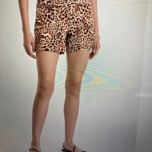 INC Print Pull on Shorts - Size 14